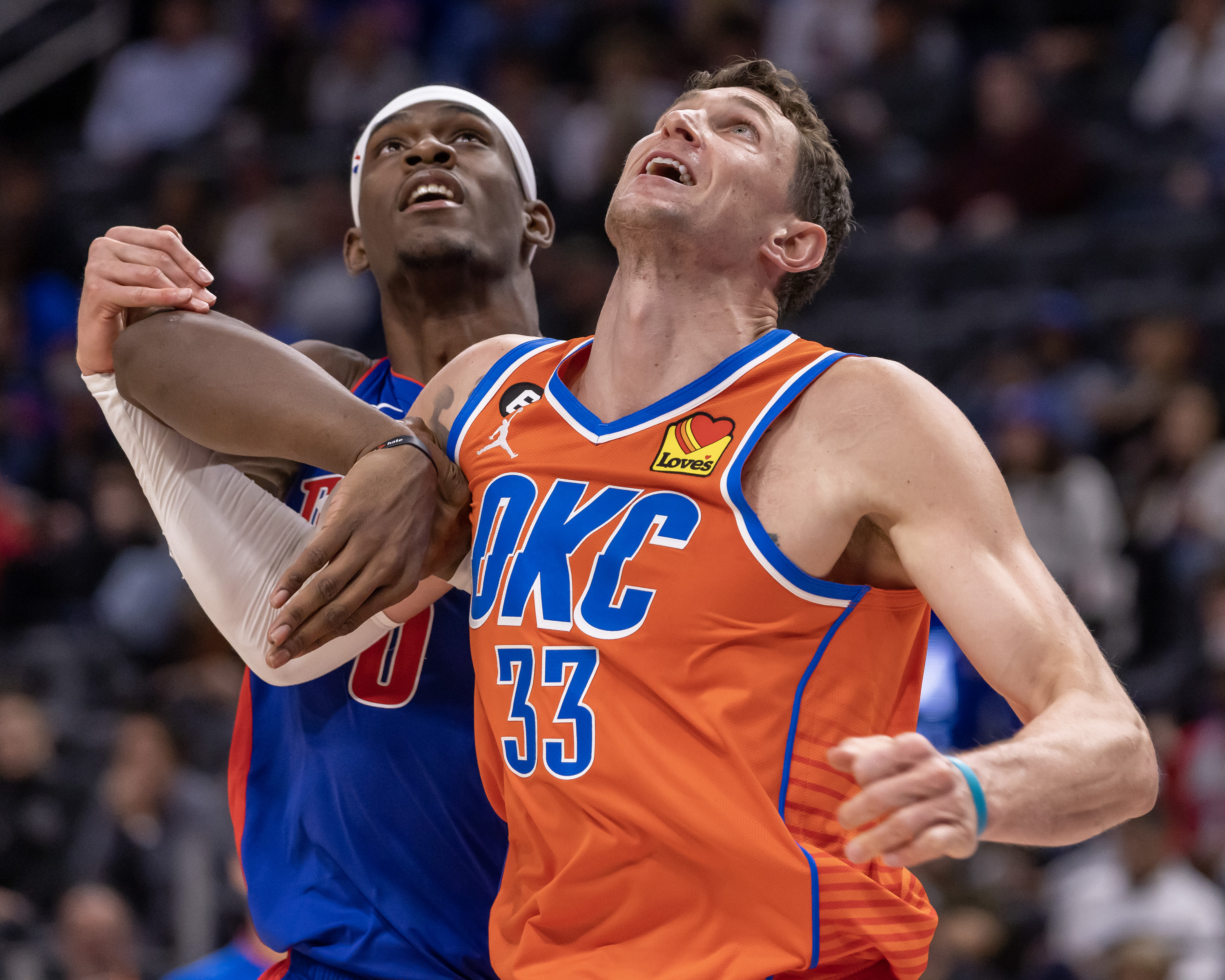 NBA: Oklahoma City Thunder at Detroit Pistons