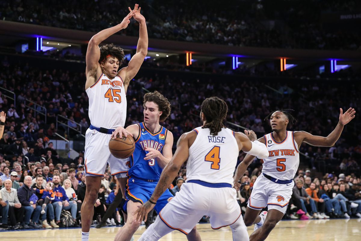 NBA: Oklahoma City Thunder at New York Knicks